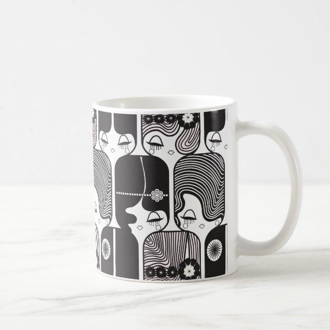 De Café caneca 2 das bonecas do deco (Direita)