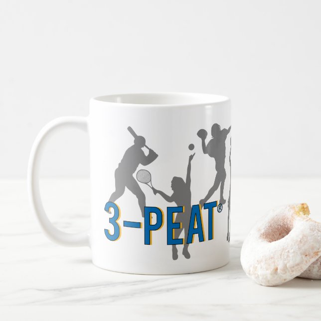 De Café caneca 3-Peat (Com Donut)