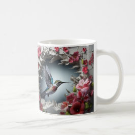 De Café Caneca 3D Beija-Flor