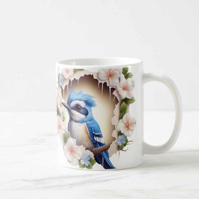De Café Caneca 3D Pássaro  (Direita)