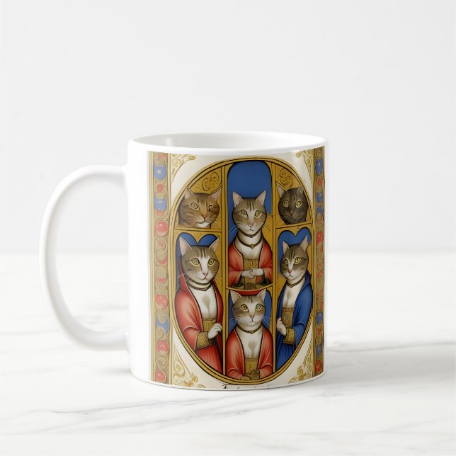 De Café Caneca 6 Gatos Reais (Esquerda)
