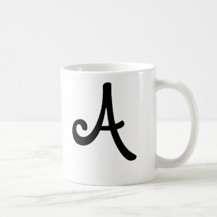 De Café Caneca "A " do monograma