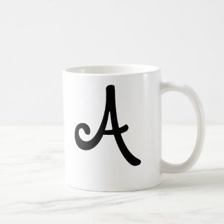 De Café Caneca "A " do monograma