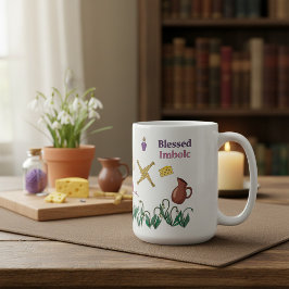 De Café Caneca Abençoada Imbolc Design Sazonal Pagão