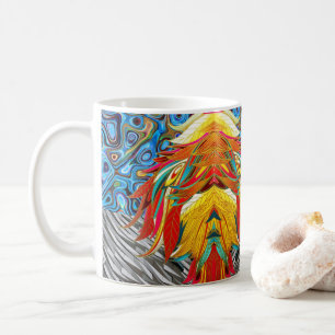 De Café Caneca Abstrata