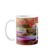 Caneca Abstrata Colorida Monograma