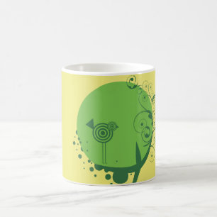 De Café Caneca abstrata da árvore