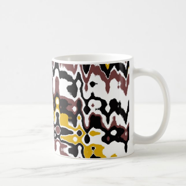 De Café Caneca abstrata do teste padrão (Direita)