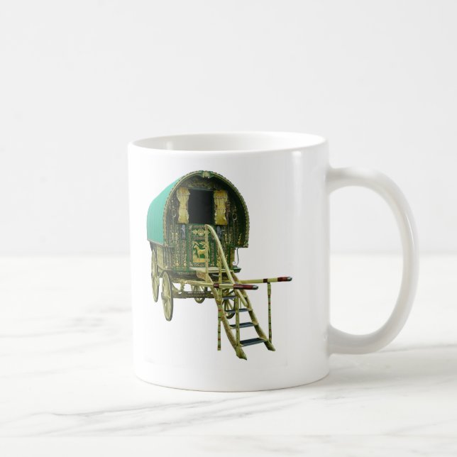 De Café caneca aciganada da caravana (Direita)