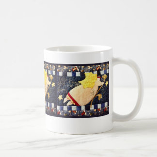 De Café Caneca acolchoada do quadrado do anjo do Natal
