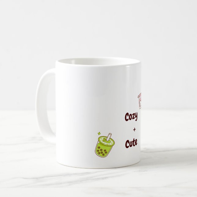De Café Caneca aconchegante e fofa (Frente Esquerda)