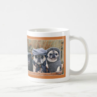 De Café Caneca adorável do Pug do outono por Pugs e por