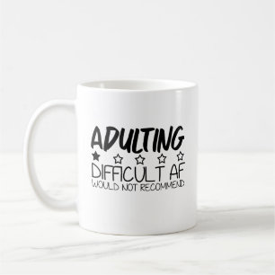 De Café Caneca Adulting Difficult AF