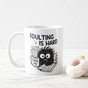 De Café Caneca Adulto Engraçado – Ser Adulto é Difícil, Co