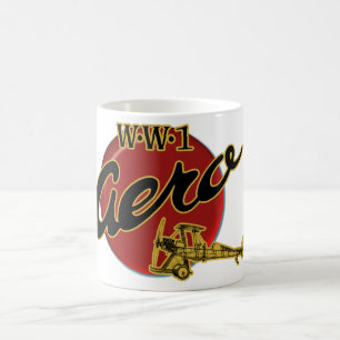 De Café Caneca Aero do logotipo WW1