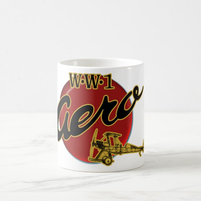 De Café Caneca Aero do logotipo WW1 (Centro)