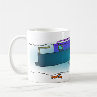 De Café Caneca afundado do barco