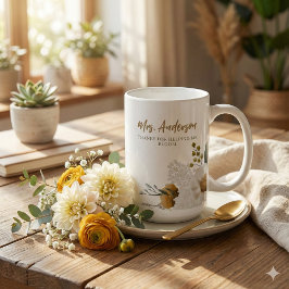 De Café Caneca Agradecendo por Me Ajudar a Florescer