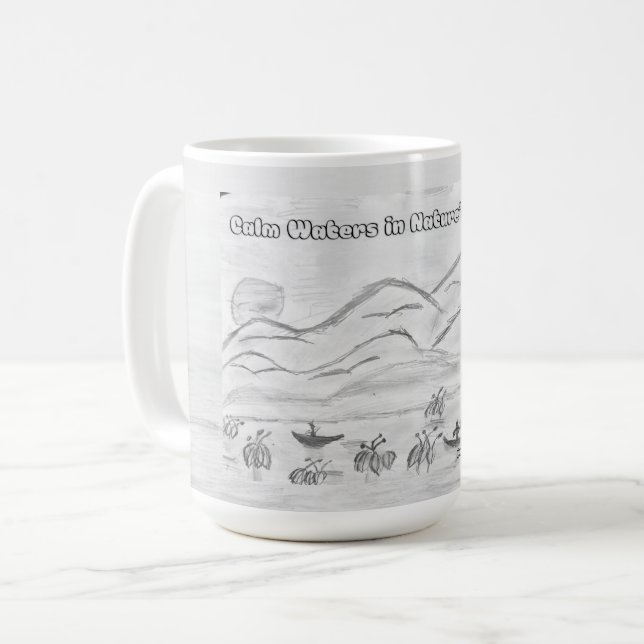 De Café Caneca 'Águas Tranquilas no Abraço da Natureza' (Frente Esquerda)