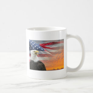 De Café Caneca Águia Bandeira dos EUA