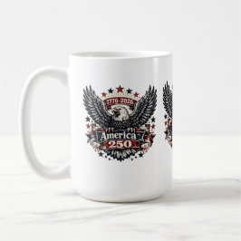 De Café Caneca Águia Careca Patriótica América 250 1776-20