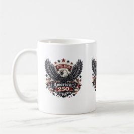 De Café Caneca Águia Careca Patriótica América 250 1776-20