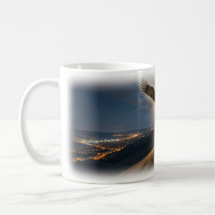 De Café Caneca Águia da Liberdade Acima das Colinas Azotad