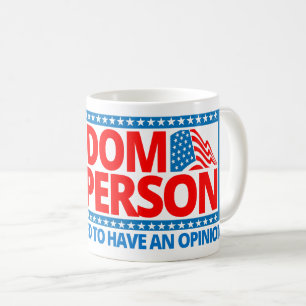 De Café Caneca aleatória do Layperson (versão da bandeir
