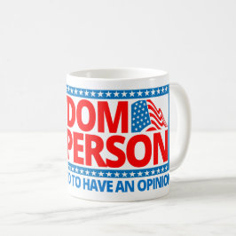 De Café Caneca aleatória do Layperson (versão da bandeira