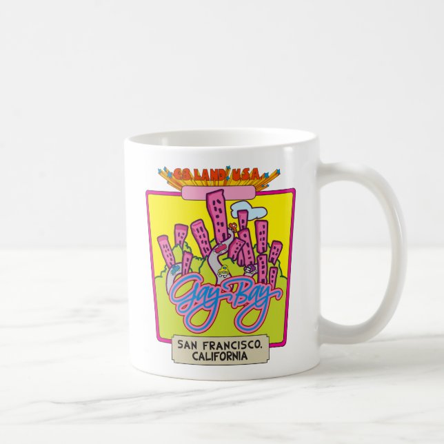 De Café Caneca alegre da baía (Direita)