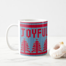 Caneca alegre da camisola bonito | do Natal