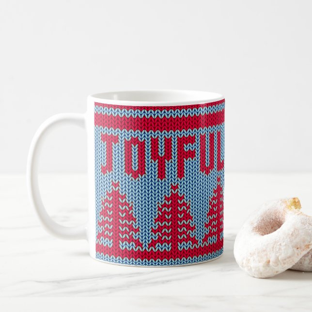 De Café Caneca alegre da camisola bonito | do Natal (Com Donut)