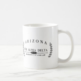 De Café Caneca alfa do delta da phi