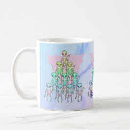 De Café Caneca alienígena Triângulo Rosa