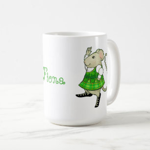 De Café CANECA ALTA BRANCA IRISH JIG MOUSE + Texto