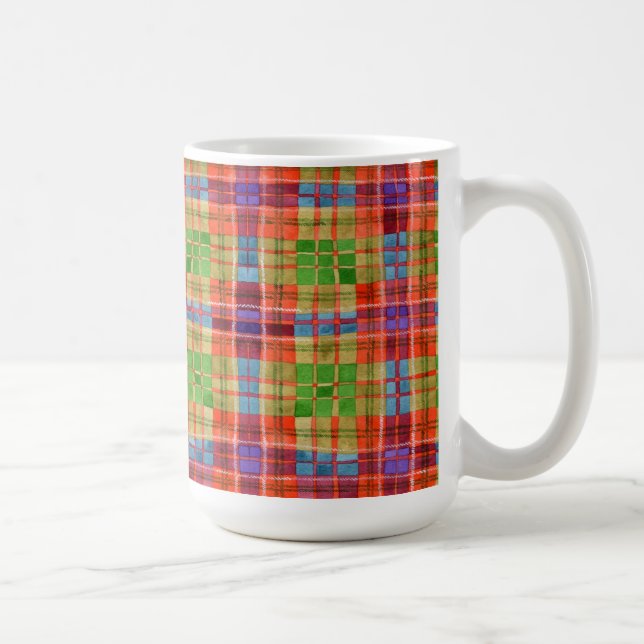 DE CAFÉ CANECA ALTA BRANCA MAC RAE TARTAN (Direita)
