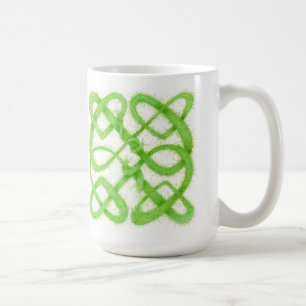 DE CAFÉ CANECA ALTA BRANCA NÓ CELTA VERDE