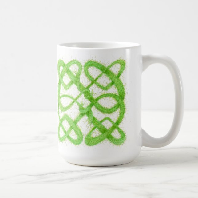 DE CAFÉ CANECA ALTA BRANCA NÓ CELTA VERDE (Direita)