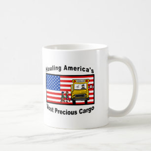 De Café Caneca amarela do auto escolar - personalizada