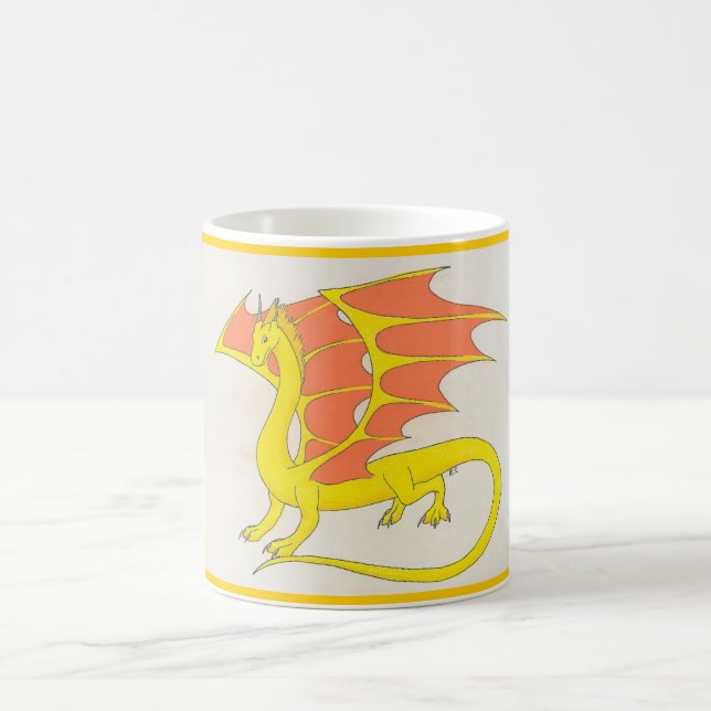 De Café Caneca amarela do dragão (Centro)