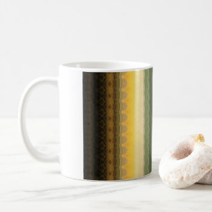 De Café Caneca amarela verde