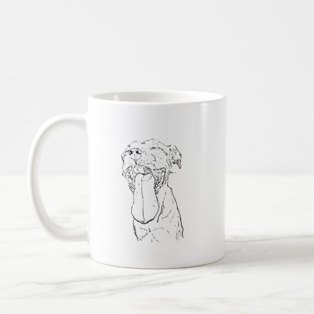 De Café Caneca American Staffordshire Terrier (Esquerda)
