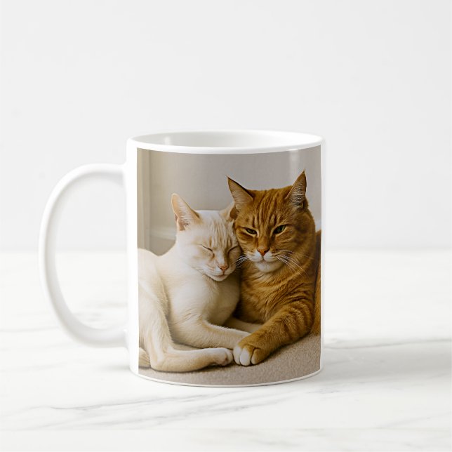 De Café Caneca Amigos do Gato Aconchegante (Esquerda)