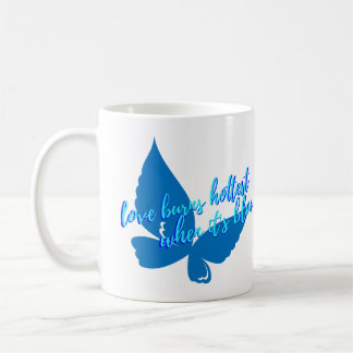 De Café Caneca Amor Queima Mais Quente Quando É Azul
