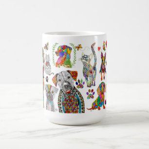 De Café Caneca animal bonito e colorida da variedade 15