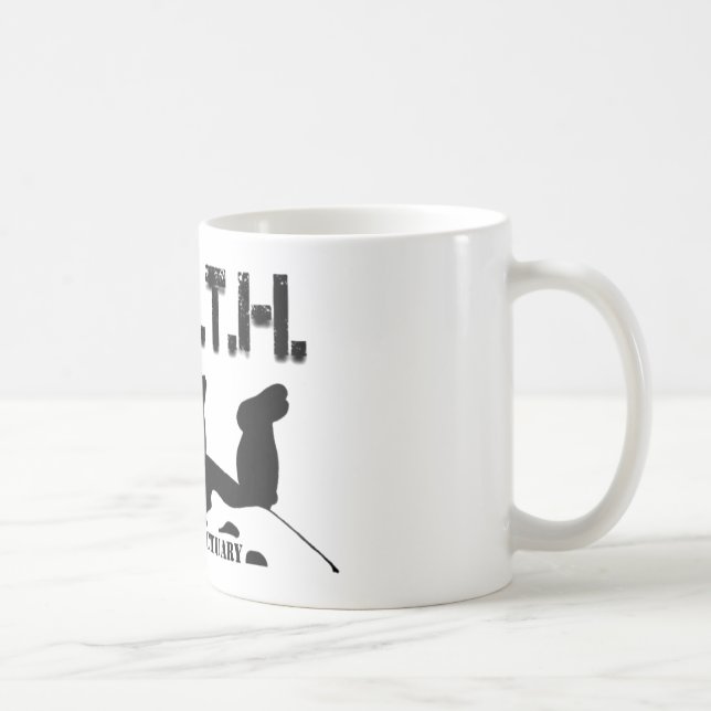 De Café Caneca animal do santuário da TERRA! (Direita)
