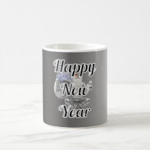 Caneca Ano Novo com Festa Feliz