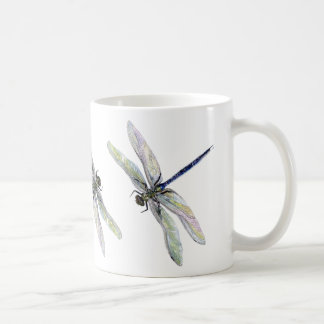 De Café Caneca antiga do copo da libélula
