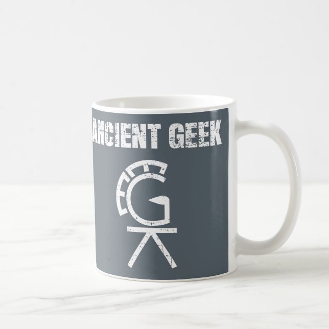De Café Caneca antiga do quebra-cabeça do geek (Direita)