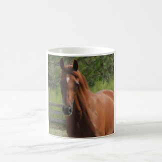 De Café Caneca árabe do cavalo da castanha